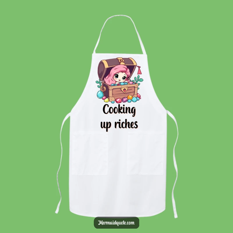 Funny Mermaid Chef Apron: Cook with Wonder, a Great Funny Gift!