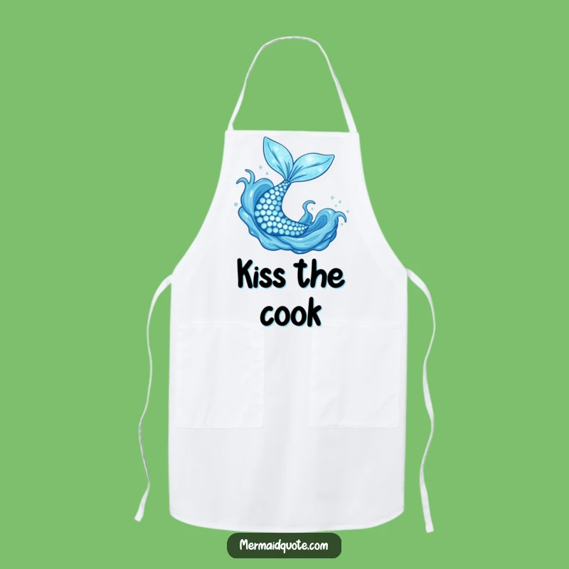 Funny Mermaid Tail Apron: Make Waves in the Kitchen