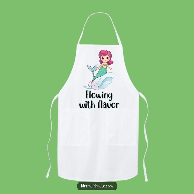 Funny Mermaid Wave Rider Apron - Joyful Kitchen Surf Gift