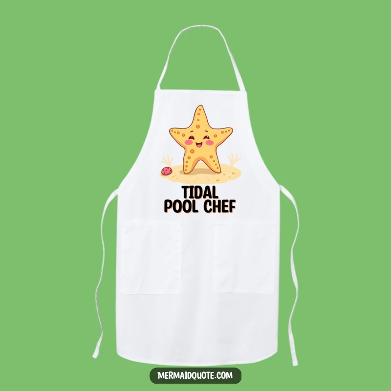Funny Starfish Dance Chef Apron: Cook with Ocean Humor