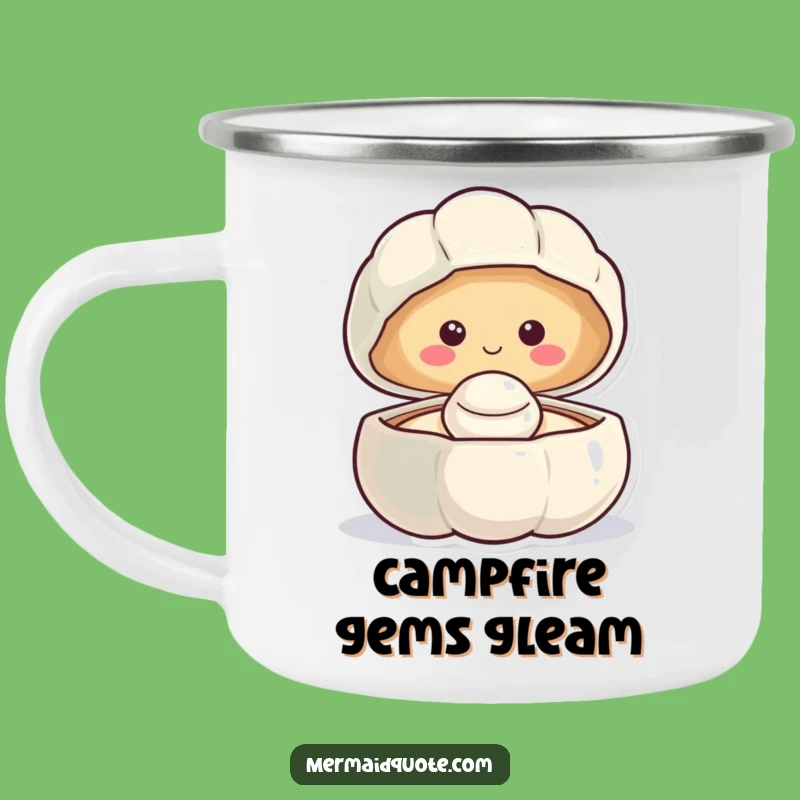 Funny Smiling Clam Adventure Mug: Your Joyful Outdoor Companion