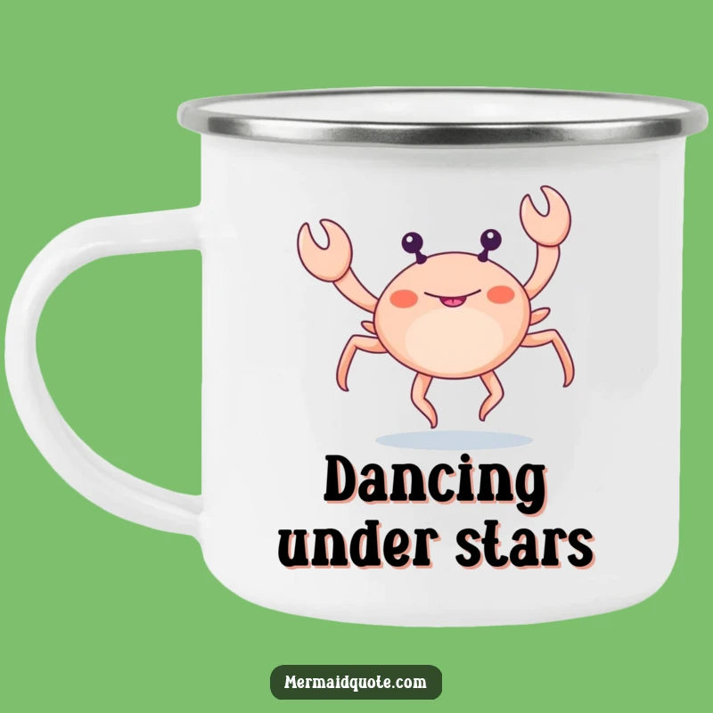 Funny Crab Legs Dance Camping Mug: Beach Vibes, A Fun Funny Gift