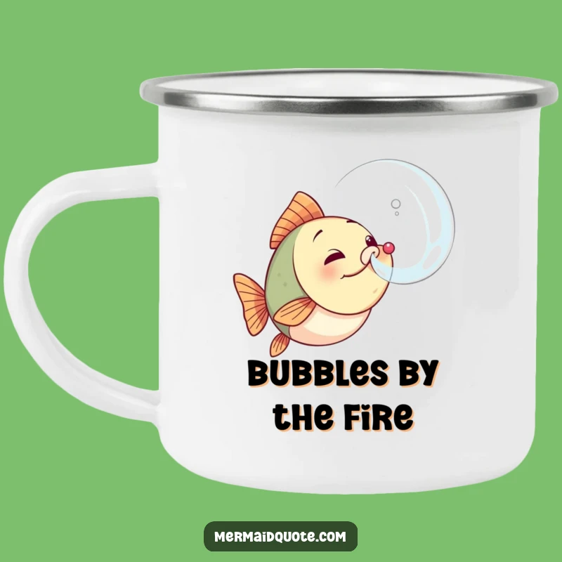 Funny Determined Fish Camp Mug - Motivational Outdoor Gift