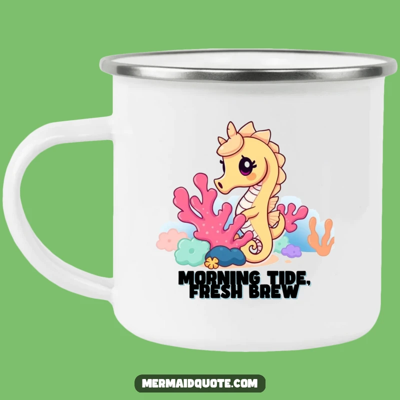 Funny Seahorse Adventure Mug: Durable, Hilarious Ocean Companion