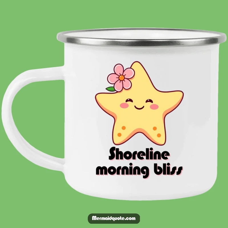 Adventure Ready Funny Dancing Starfish Camping Mug - Tropical Sips!