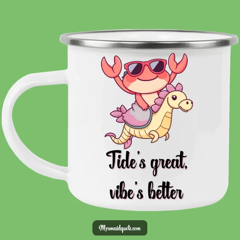 Funny Crab Camping Mug: Adventure-Ready Humor, a Rugged Funny Gift!