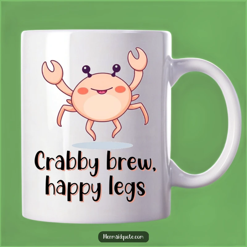 Funny Crab Legs Dance Mug: Hilarious Crustacean Moves, A Perfect Funny Gift