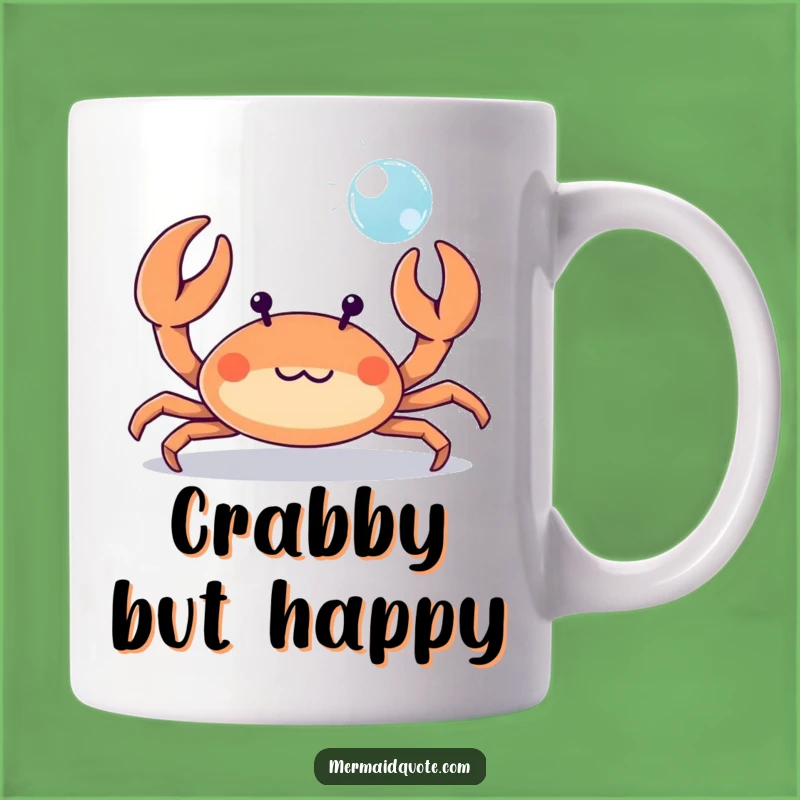 Funny Crab Bubble Mug: Enjoy Playful Moments with a Smile