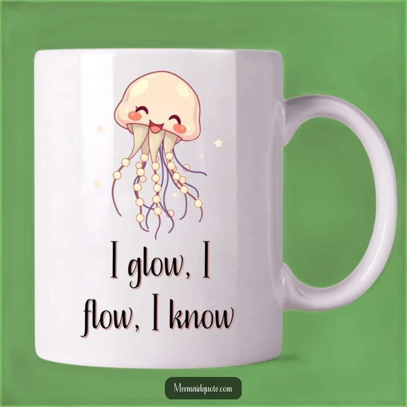 Funny Laughing Jellyfish Pearl Twirl Mug - The Perfect Humorous Gift!