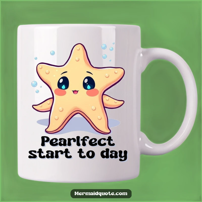 Funny Starfish Juggling Mug: Magical Pearls, A Whimsical Funny Gift