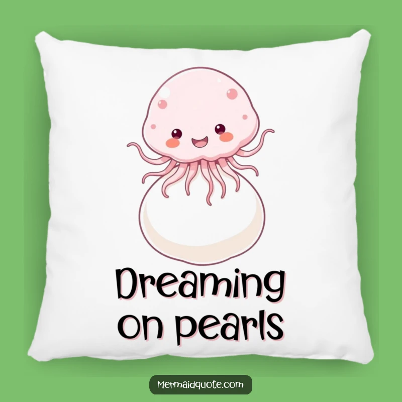 Funny Jellyfish Pearl Pillow: Cozy Comfort with Bouncy Joy