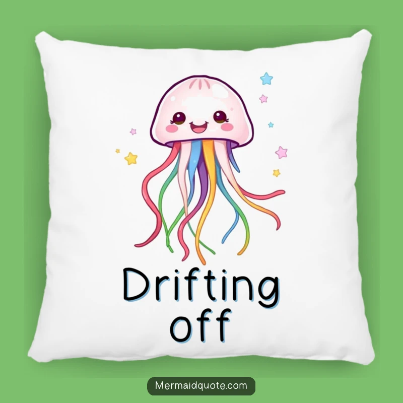 Soft Funny Jellyfish Pillow - Colorful Ribbons Comfort, Cozy Funny Gift for Relaxation