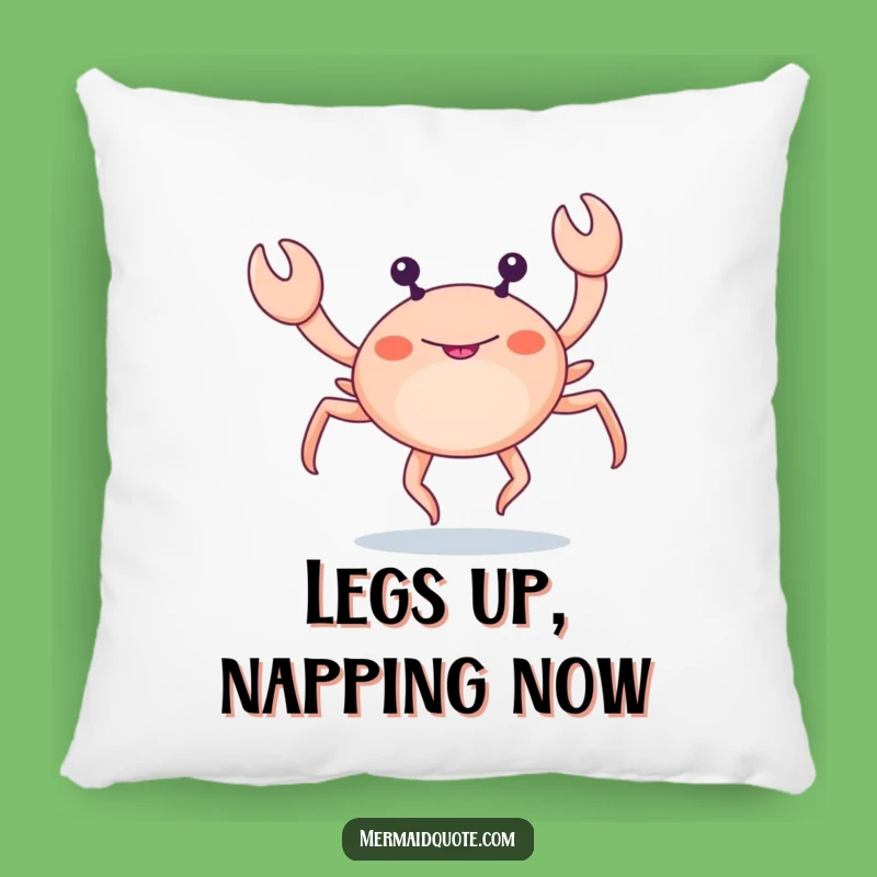 Funny Crab Legs Dance Pillow: Cozy Comedy, A Fun Funny Gift