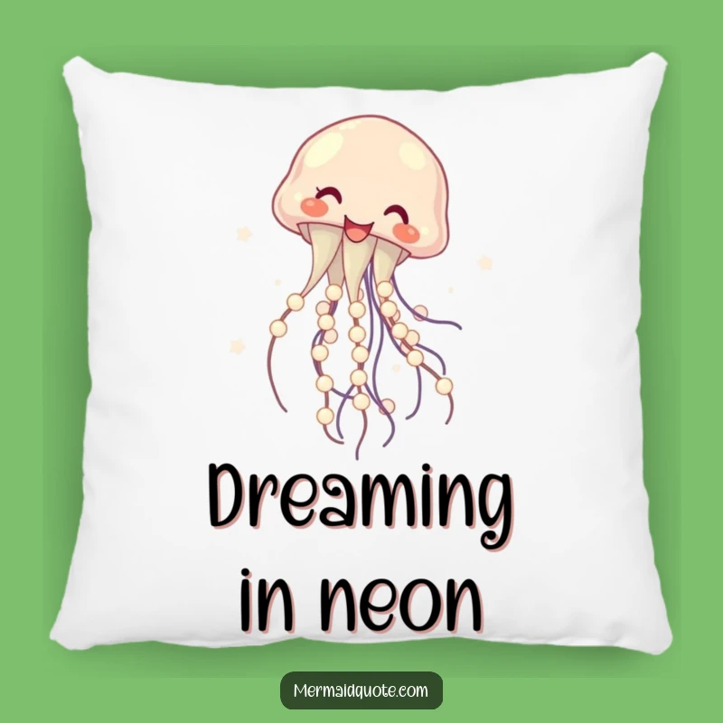 Funny Jellyfish Pearl Comfort Pillow - Soft & Hilarious Accent Gift!
