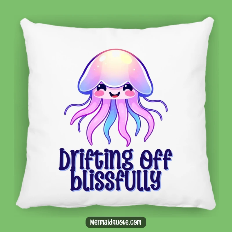 Funny Kawaii Jellyfish Accent Pillow - Cute & Comfy Glow Gift
