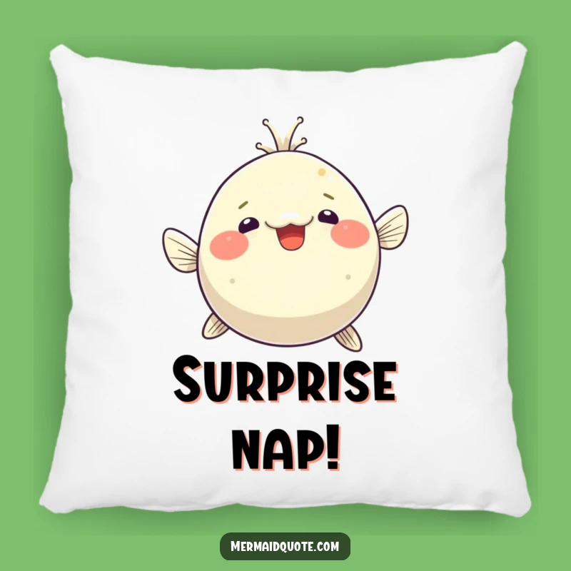 Soft Funny Pufferfish Pillow - Cozy & Hilarious Surprise Cushion for Comfort