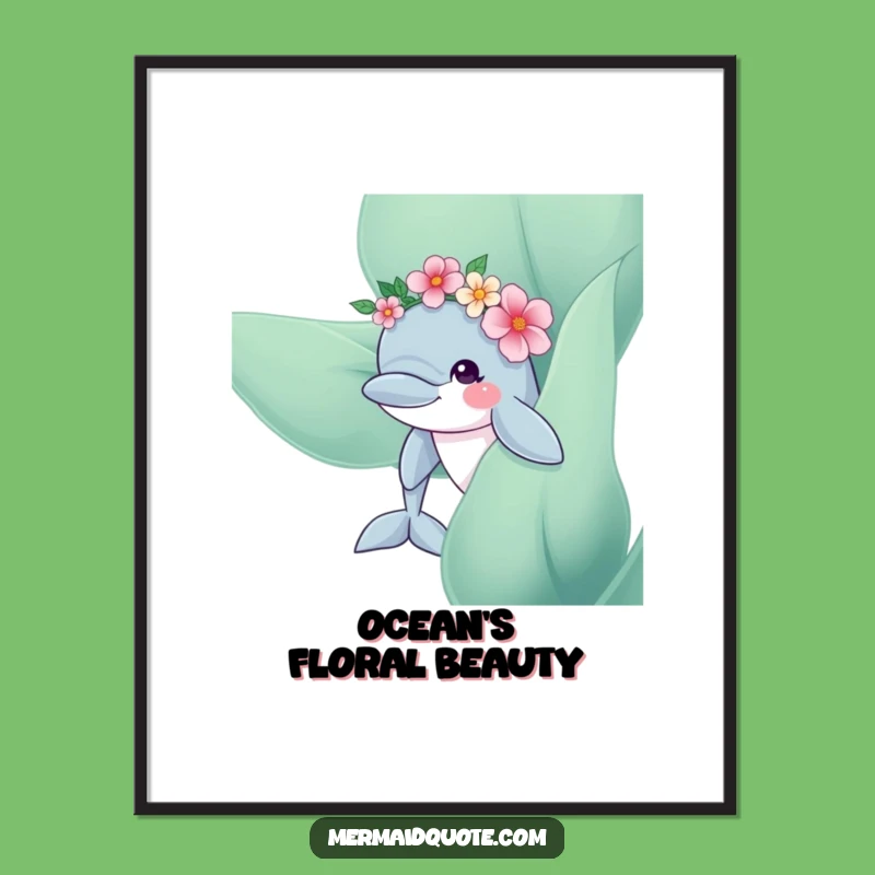 Funny Dolphin Digital Art: Instant Ocean Magic, a Captivating Funny Gift!