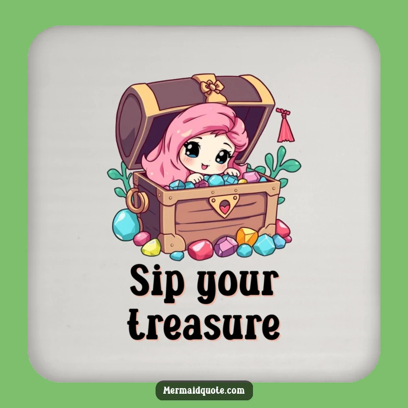 Funny Mermaid Coasters: Protect Surfaces from Splashes, a Great Funny Gift!