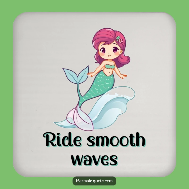 Funny Mermaid Wave Rider Coaster - Joyful Drink Protection Gift
