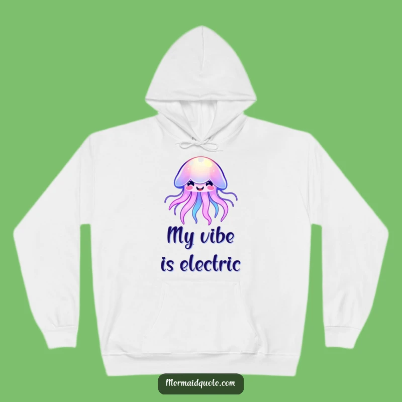 Cozy Funny Kawaii Jellyfish Hoodie - Warm & Whimsical Glow Gift