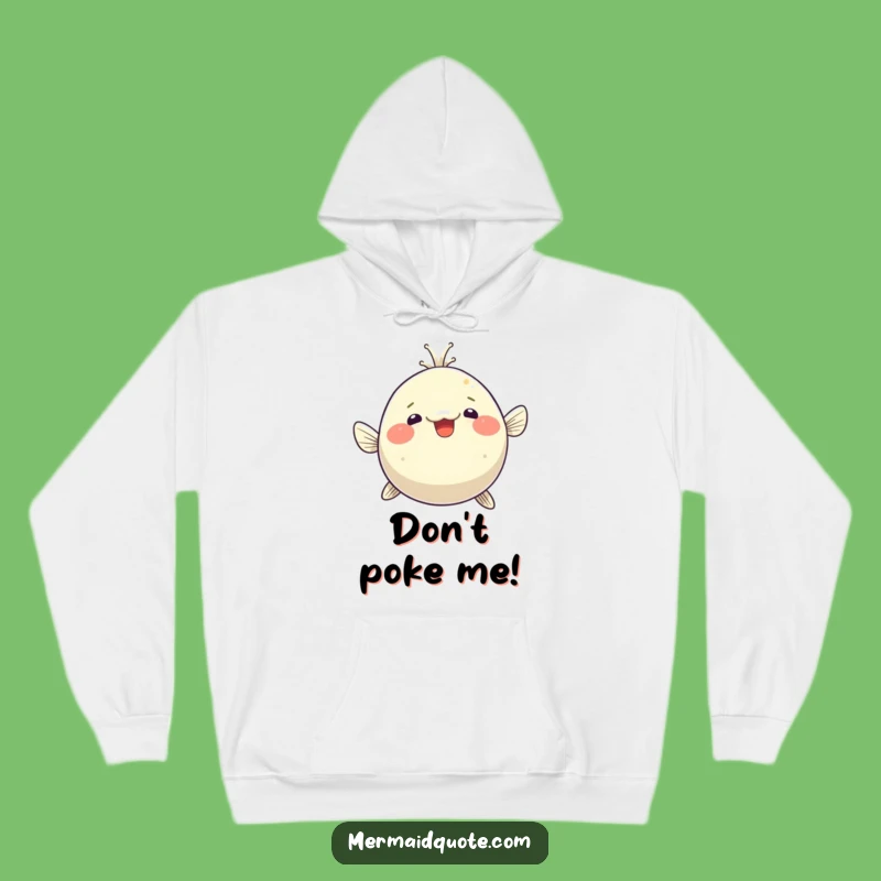 Cozy Funny Pufferfish Hoodie - Warm & Hilarious Surprise Design for Comfort