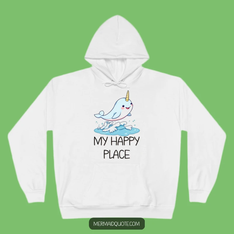 Funny Kawaii Narwhal Hoodie: Cozy Magic, A Warm Funny Gift