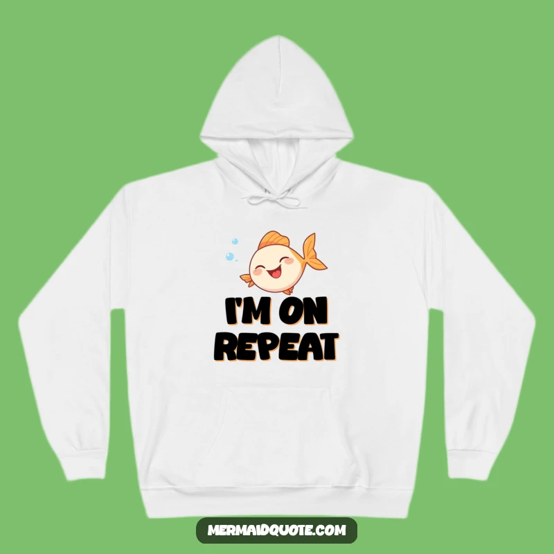 Funny Laughing Fish Hoodie - Cozy & Comical Aquatic Vibes!