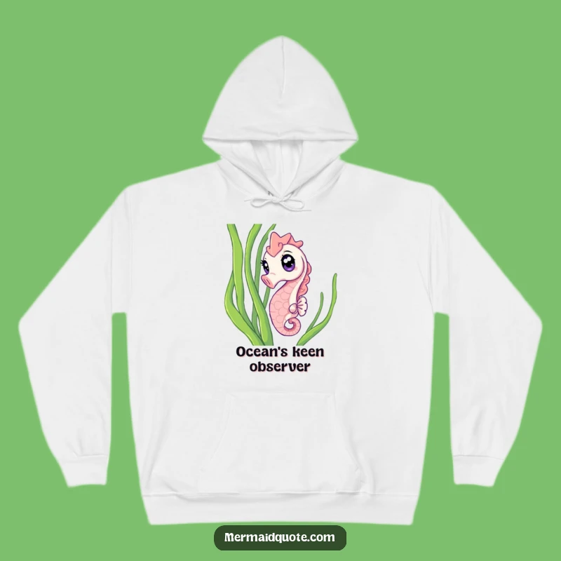 Funny Seahorse Hoodie: Cozy Up With Oceanic Curiosity and Humor!