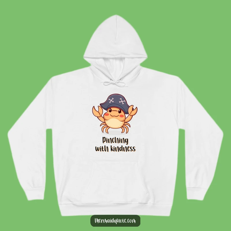 Funny Crab Pirate Hoodie: Cozy Up With Swashbuckling Humor!