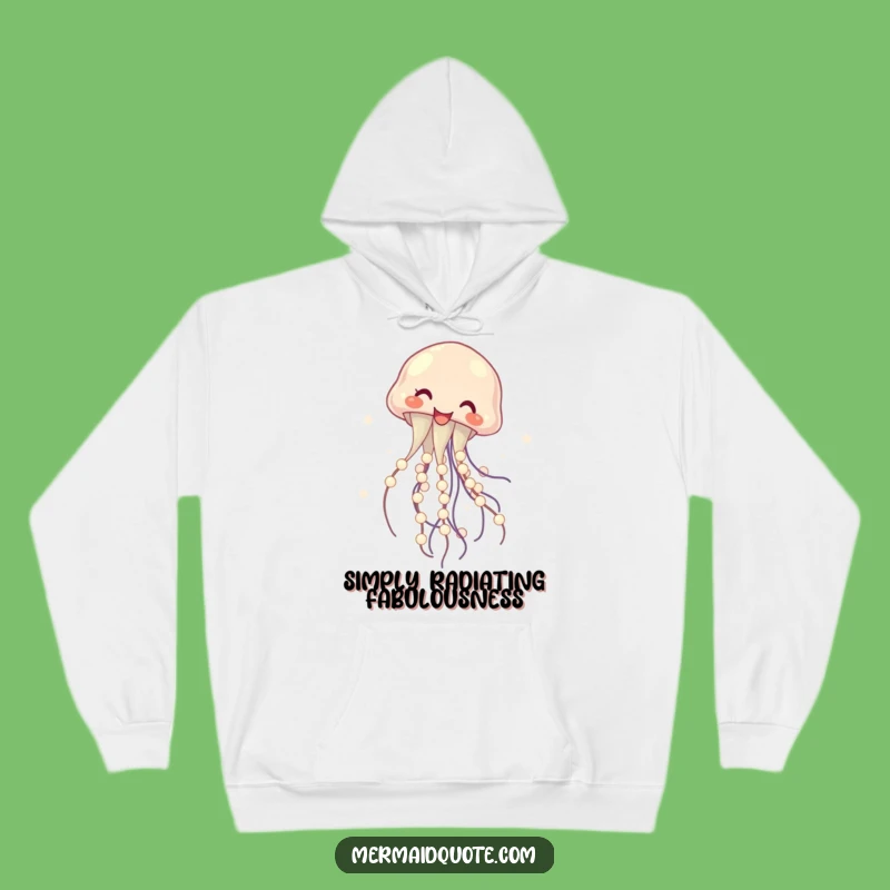 Funny Jellyfish Pearl Twirl Hoodie - Cozy & Hilarious Gift Idea!
