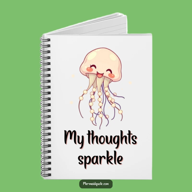Funny Jellyfish Pearl Journal - Perfect Humorous Note-Taking Gift!