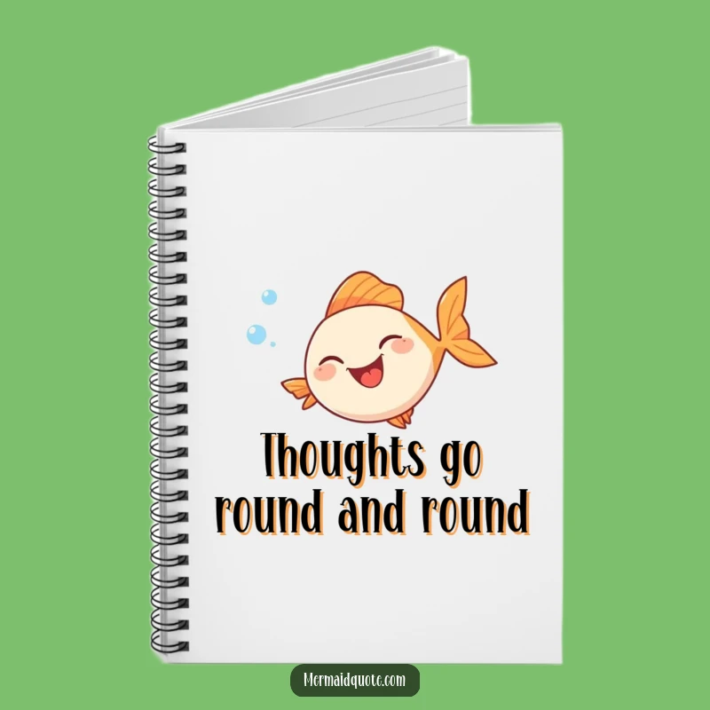 Funny Laughing Fish Notebook - Jot Down Ideas with Bubbling Humor!