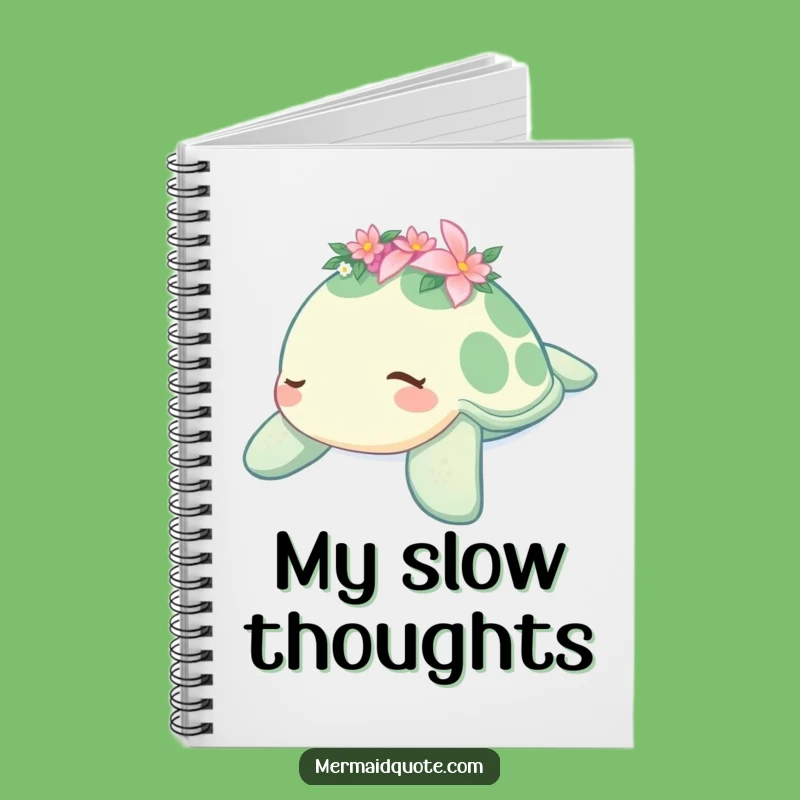 Funny Sleepy Turtle Journal - Perfect Humorous & Relaxing Gift!