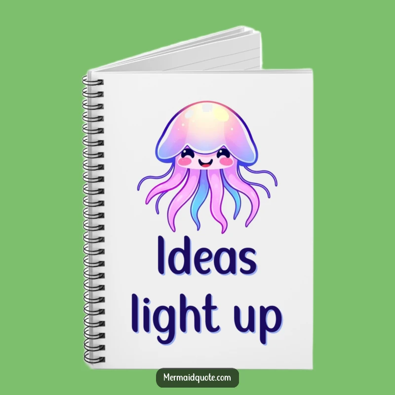 Funny Kawaii Jellyfish Journal - Cute Ideas & Glowing Notes