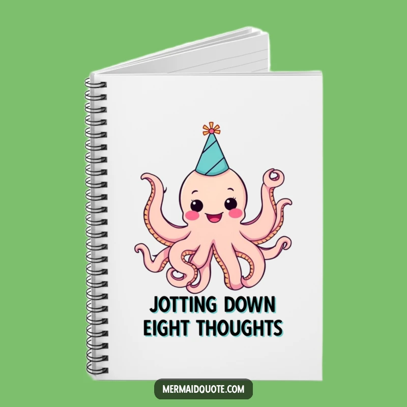 Funny Cheerful Octopus Party Notebook: Plan Your Next Celebration!