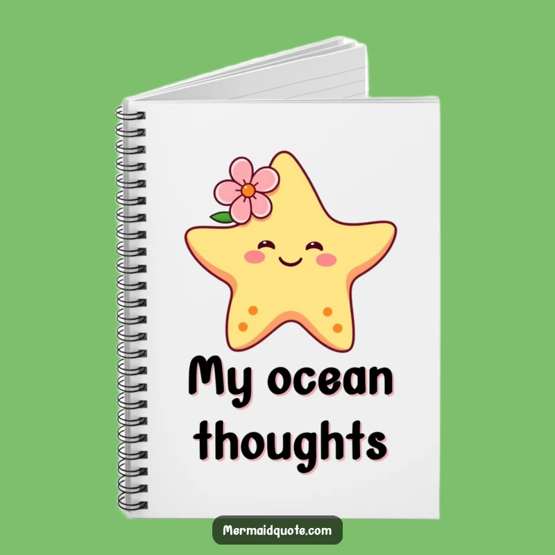 Funny Dancing Starfish Notebook - Jot Down Sunny Ideas!