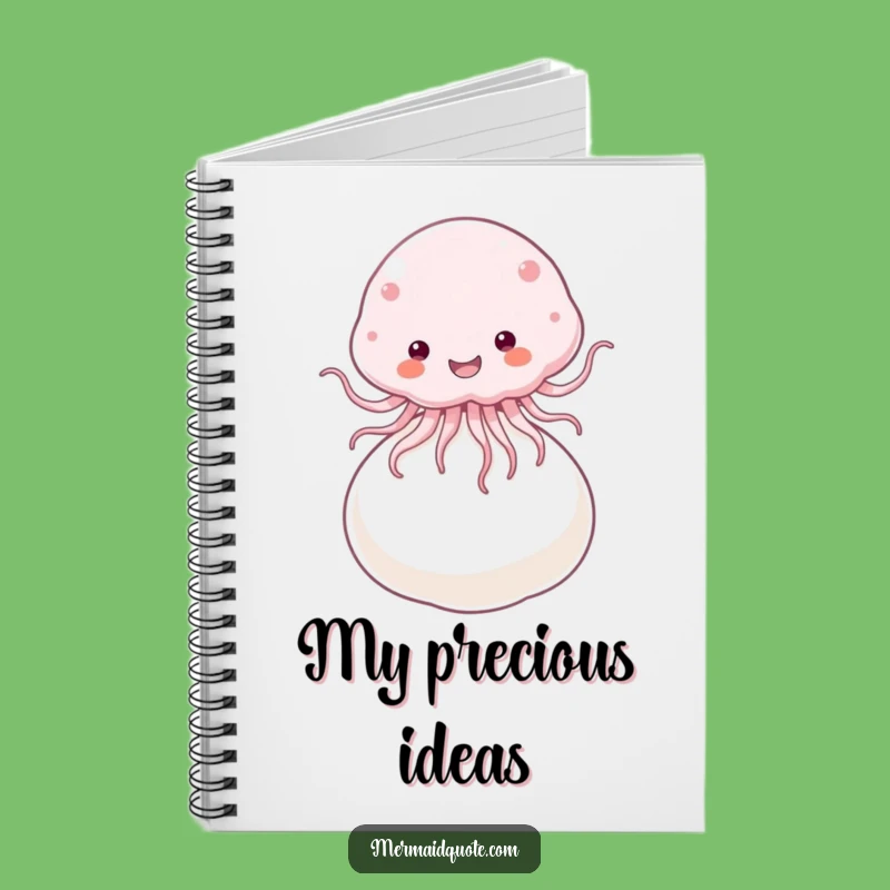 Funny Jellyfish Pearl Notebook: Jot Down Joyful Thoughts