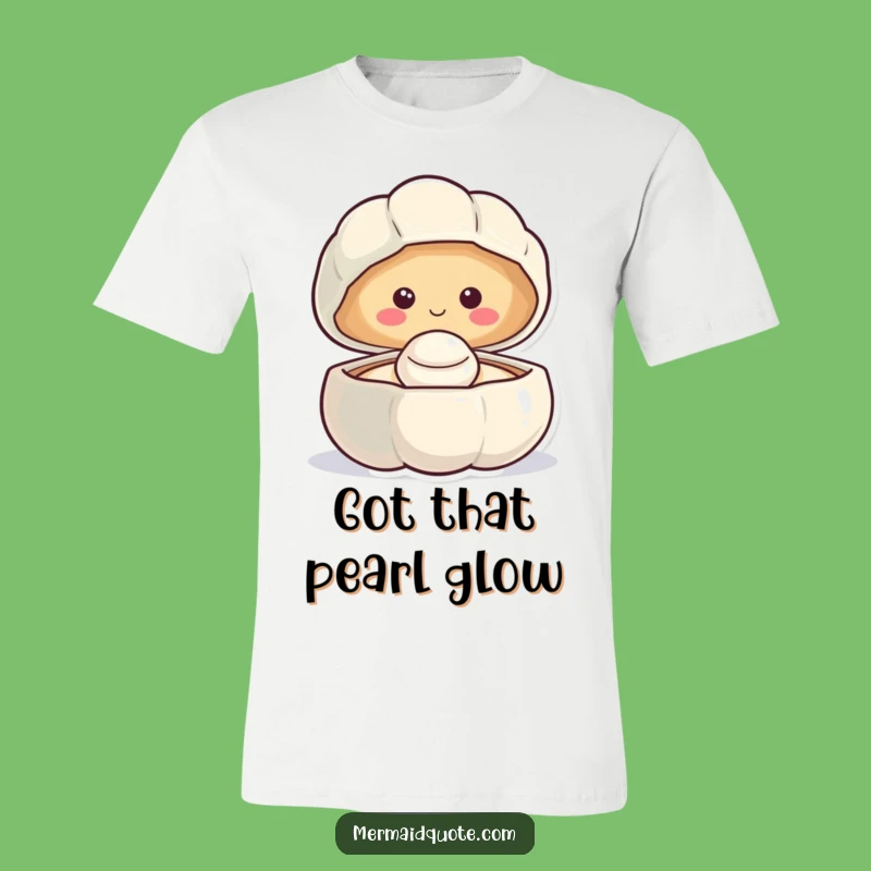 Funny Smiling Clam Pearl T-Shirt: Wear Your Joy with This Ocean Tee