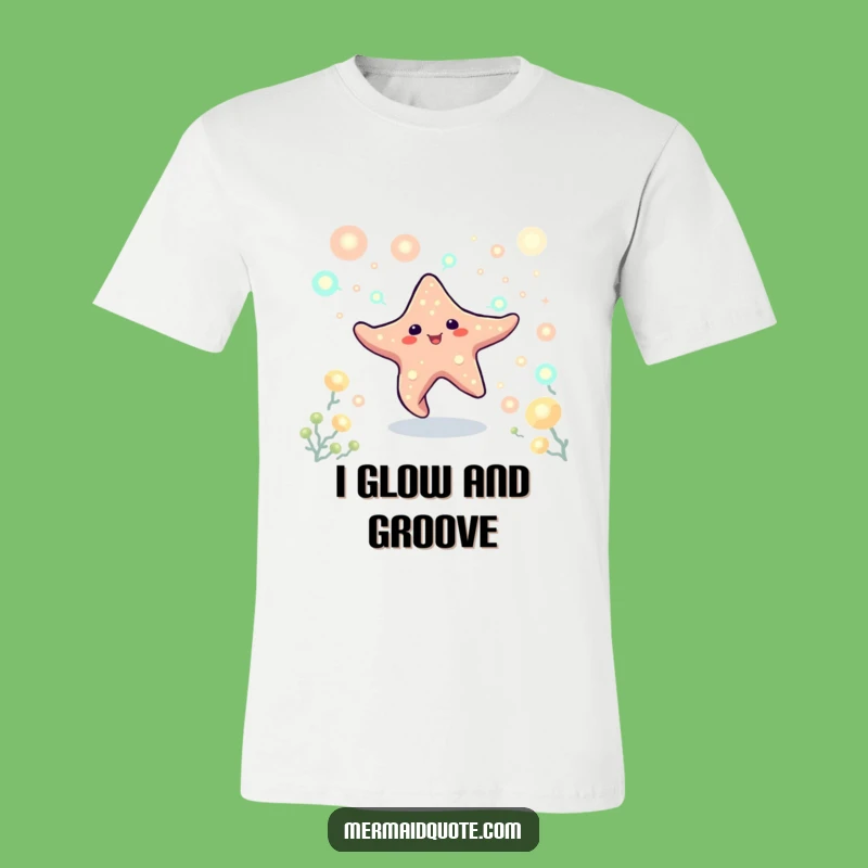 Funny Dancing Starfish T-Shirt - Playful & Glowing Gift Tee