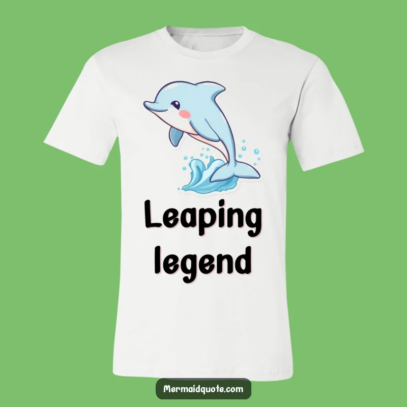 Funny Dolphin Waves T-Shirt: Energetic Ocean Lover Tee, Perfect Funny Gift