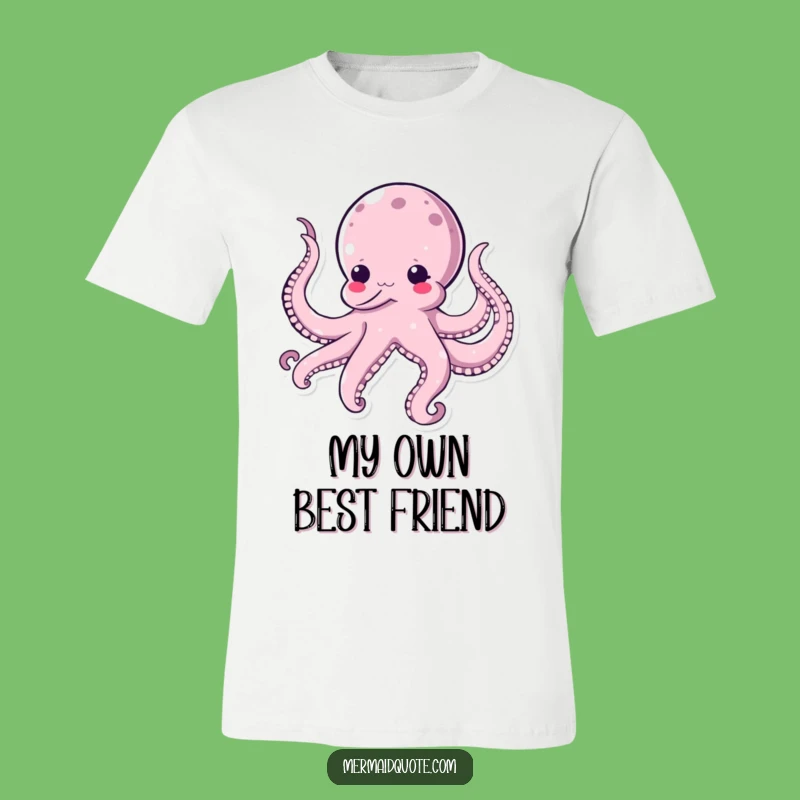 Funny Kawaii Octopus T-Shirt - Absurdly Hilarious Self-Tickling Design for Giggles