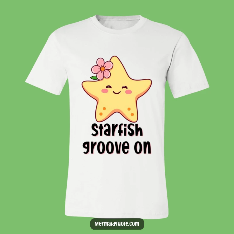 Funny Dancing Starfish T-Shirt - Groove with Ocean Vibes!