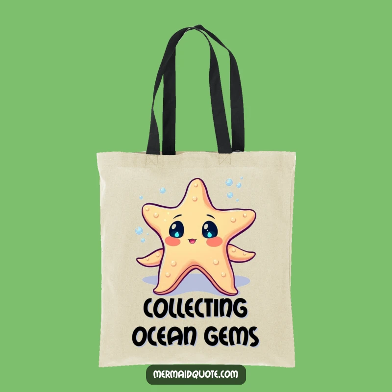 Funny Starfish Juggling Tote Bag: Carry Your Sparkle, A Chic Funny Gift