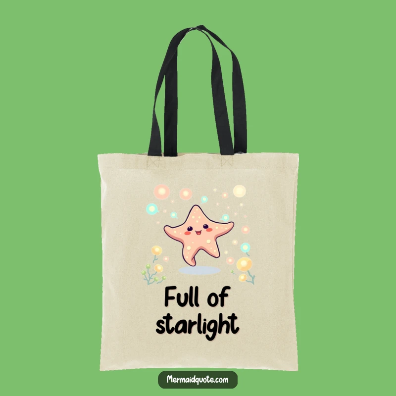 Funny Starfish Dancing Tote Bag - Carry Your Glow & Fun Everywhere