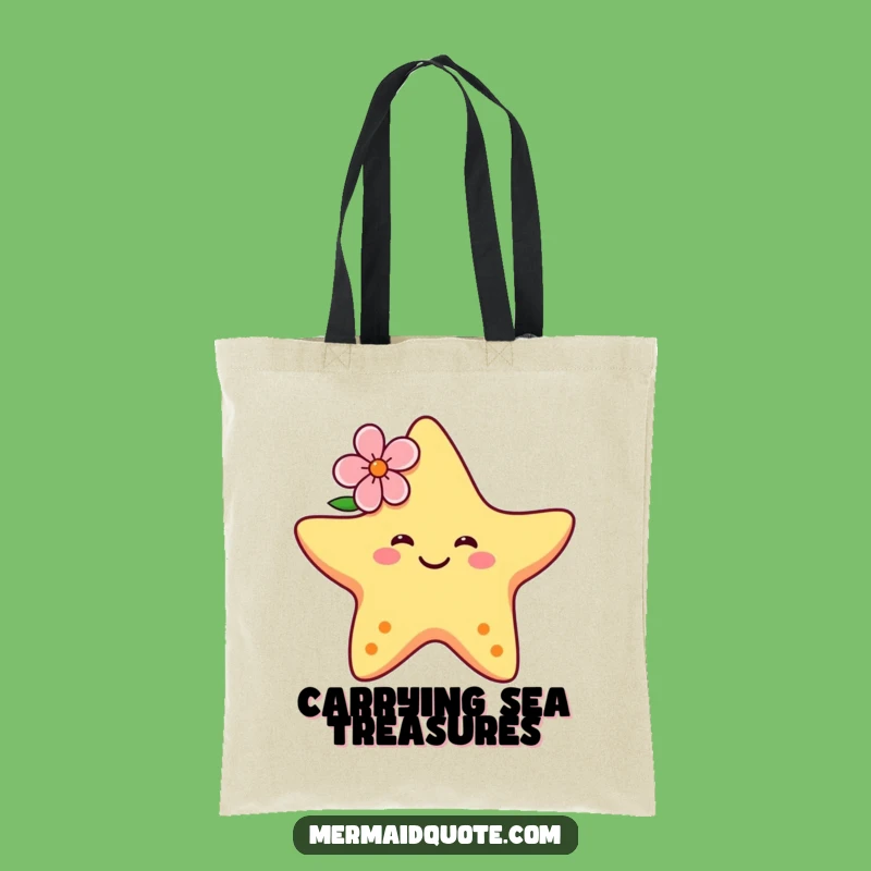 Funny Dancing Starfish Tote Bag - Carry Your Sunshine!
