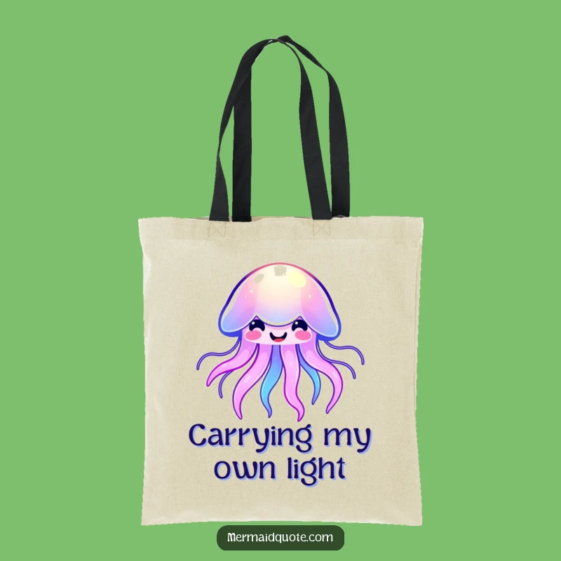 Funny Kawaii Jellyfish Market Tote - Cute & Colorful Bag