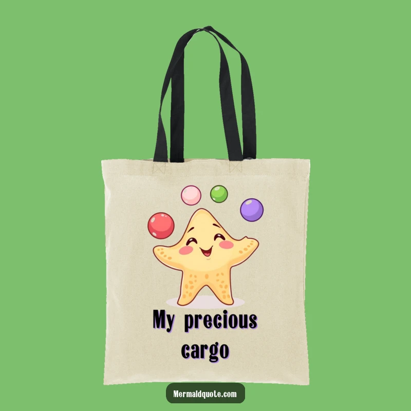 Funny Starfish Tote Bag: Carry Your Treasures in Style, a Chic Funny Gift!