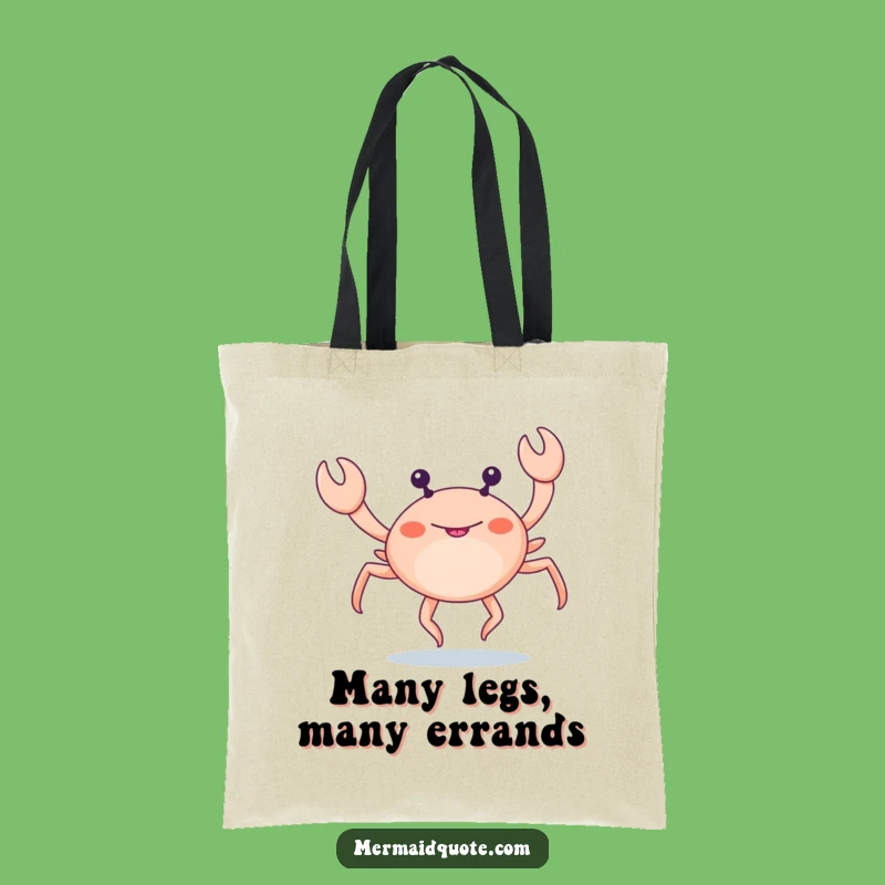Funny Crab Legs Dance Tote Bag: Carry Your Moves, A Handy Funny Gift